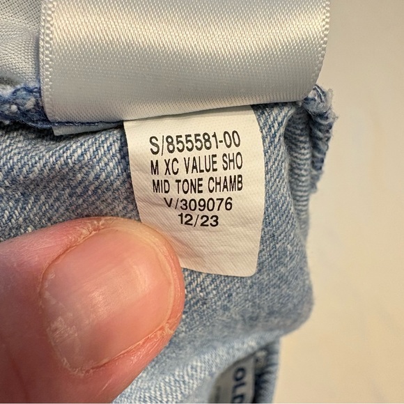 Old Navy Light Blue Denim Girls' Shorts and Cat and Jack denim shorts - Picture 13 of 15